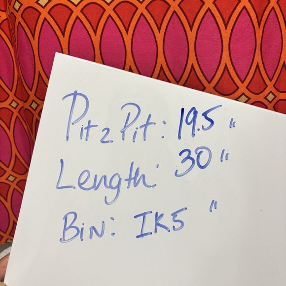 MUDPIE Embroidered Colorful Pink Orange Gold Balloon Sleeve Cover Up Tunic Sz S - Picture 7 of 7